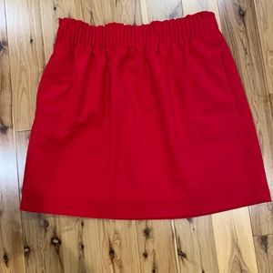Red skirt